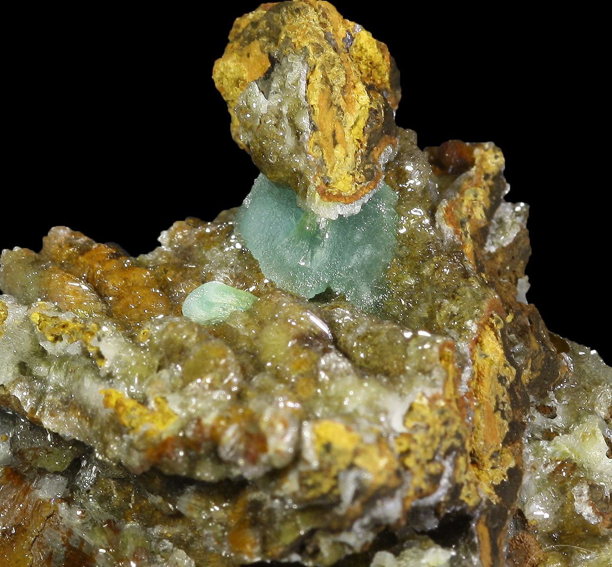 Cuprian Adamite & Adamite