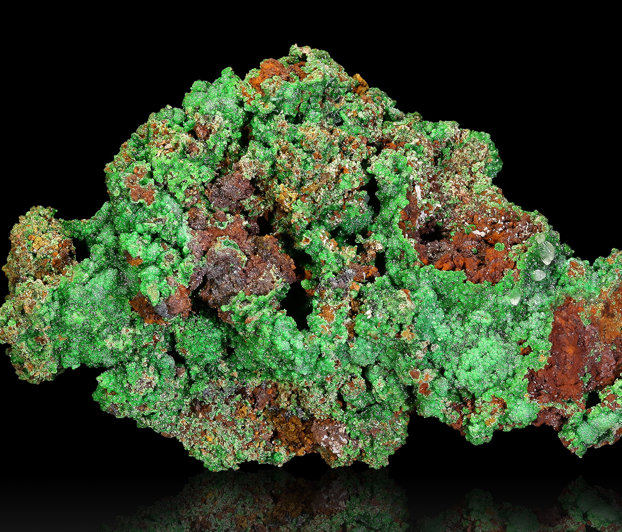 Conichalcite Cuprian Adamite & Calcite