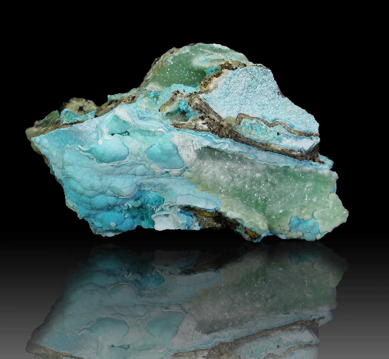 Chrysocolla Smithsonite & Aurichalcite