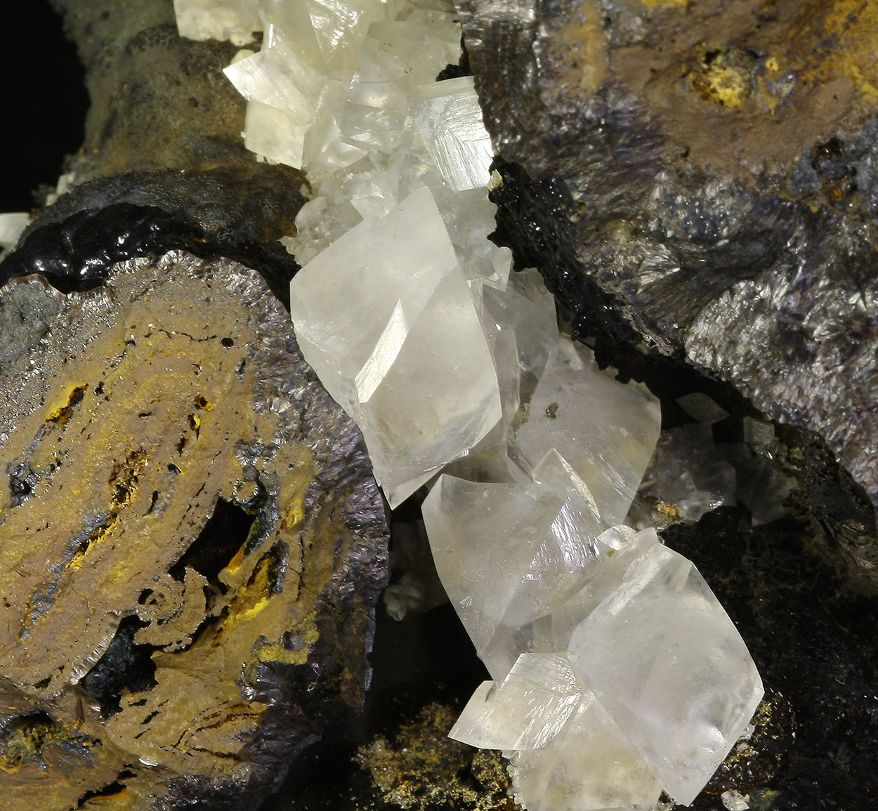 Calcite On Goethite