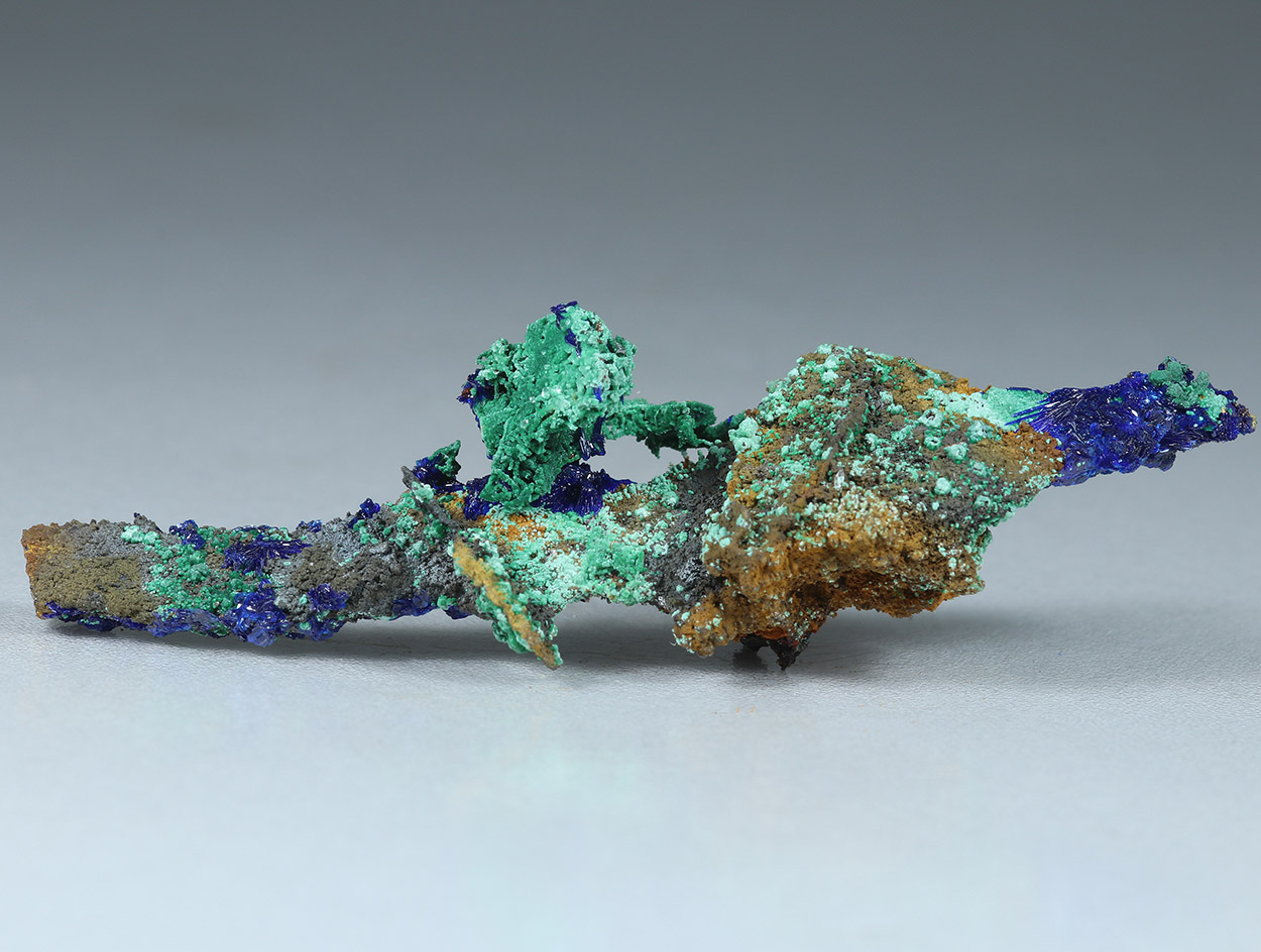 Azurite Copper Goethite & Malachite