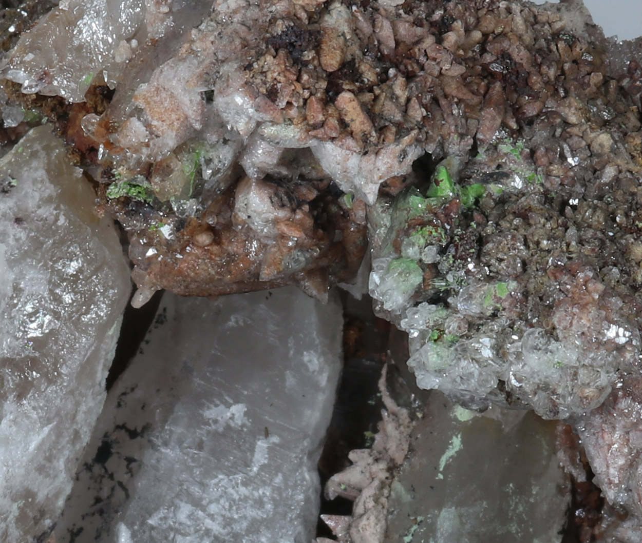 Calcite Quartz & Conichalcite