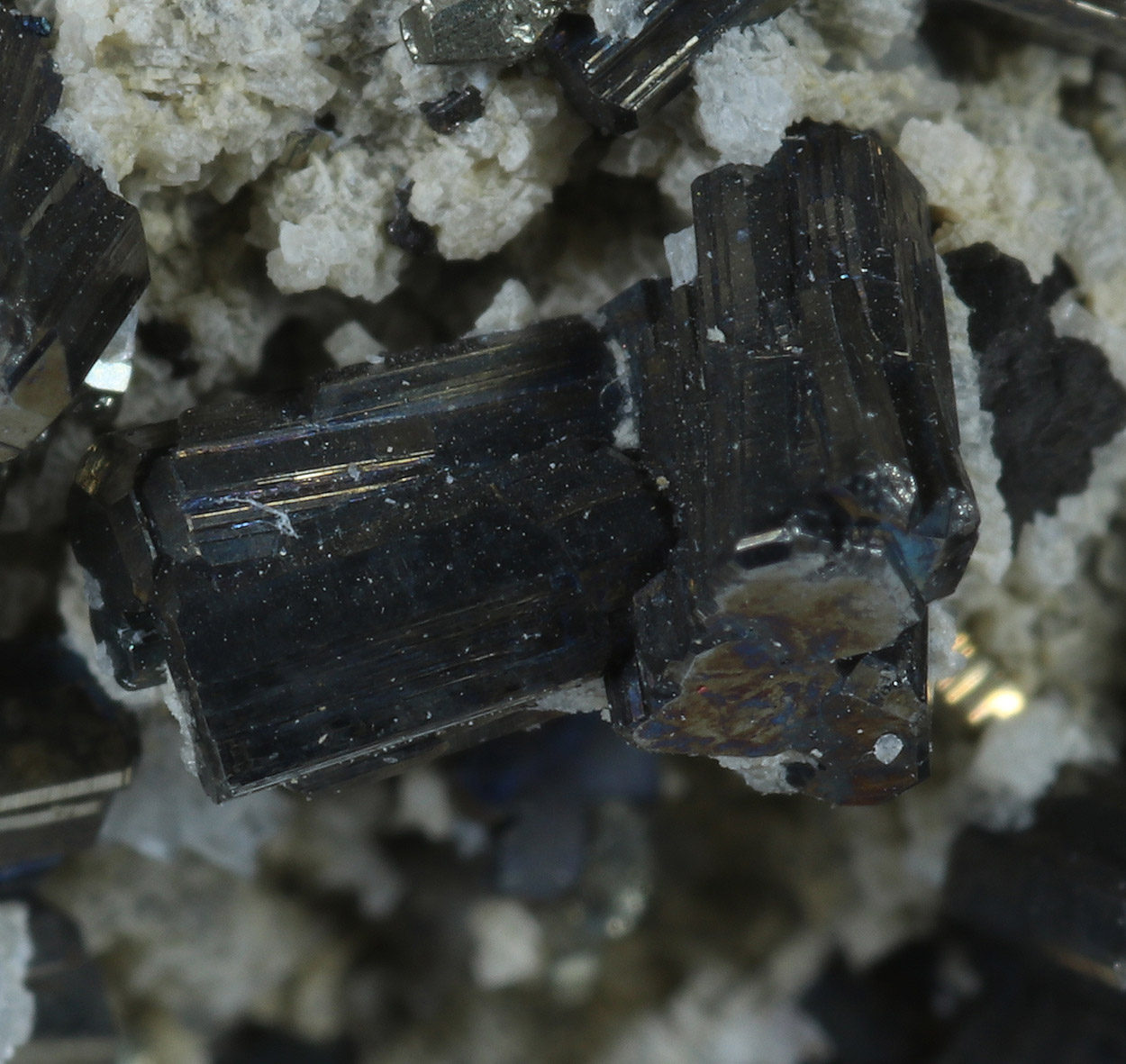 Bournonite Rhodochrosite Pyrite & Quartz