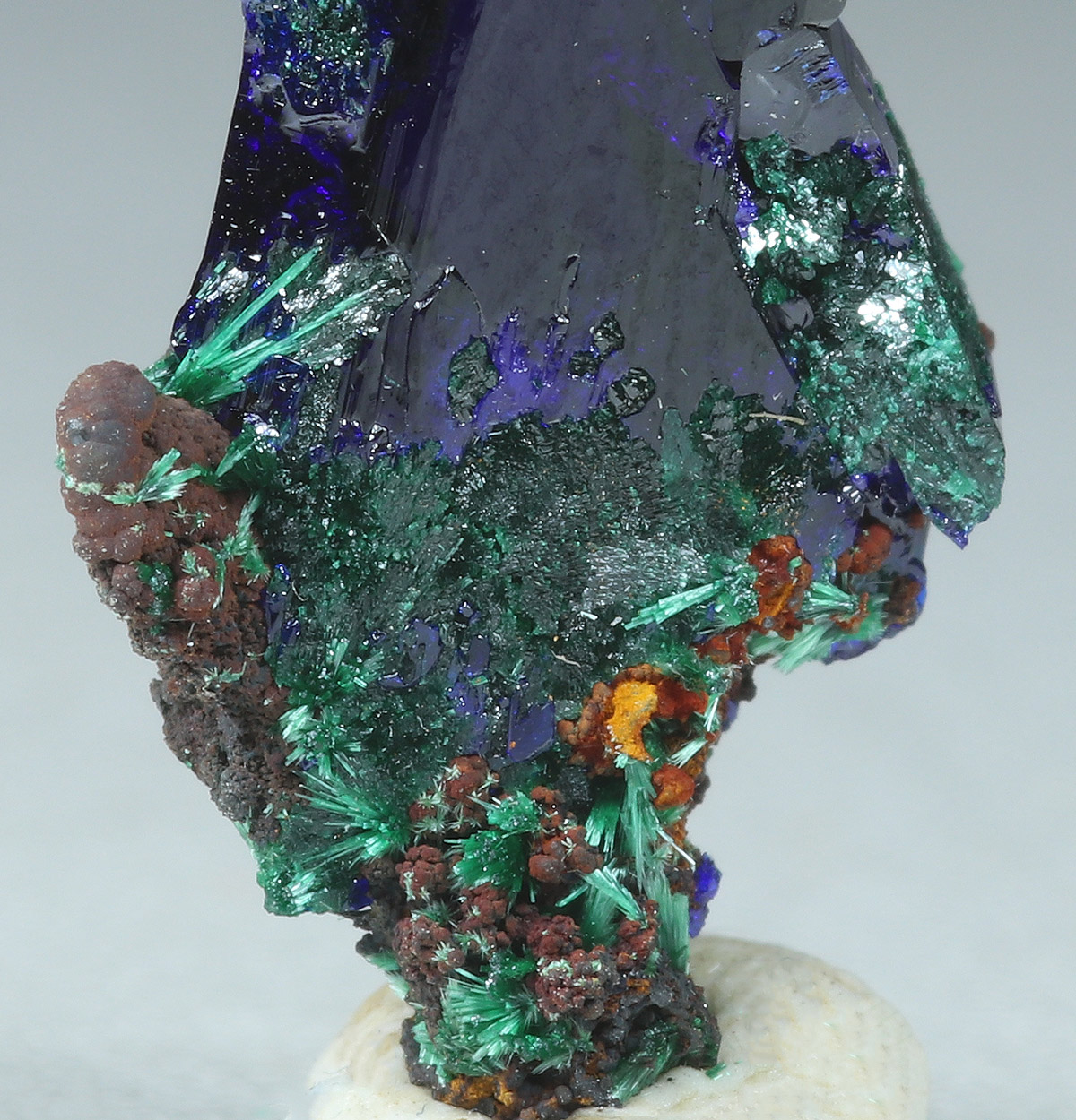 Azurite Brochantite & Malachite