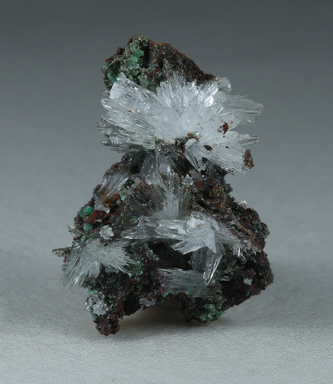 Aragonite & Cuprian Adamite