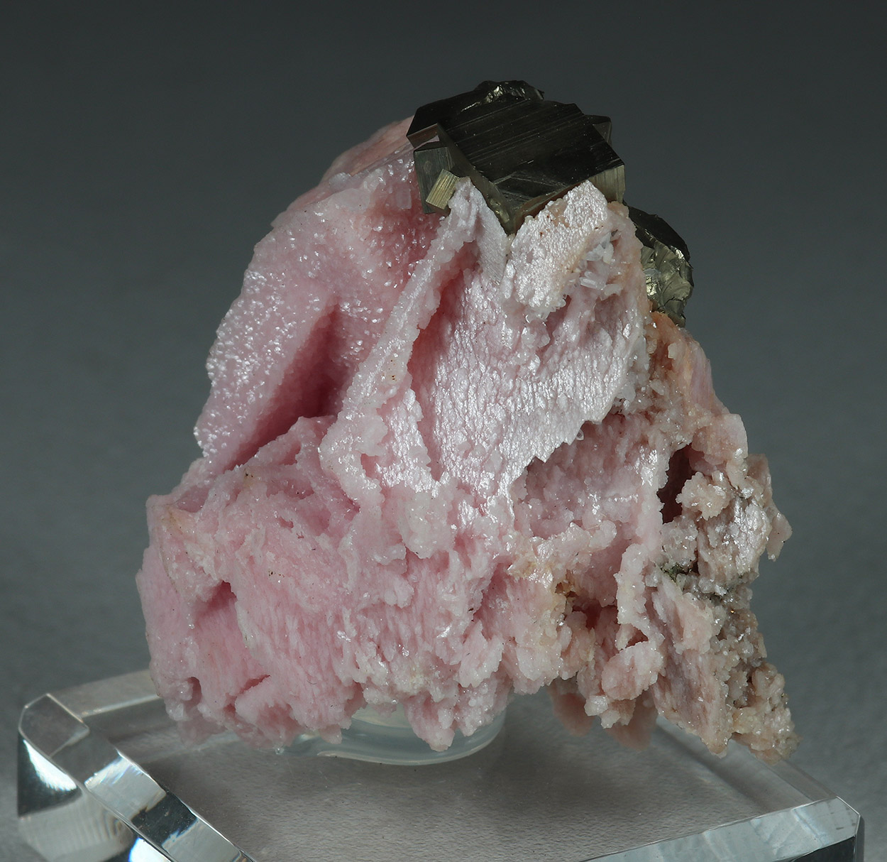 Rhodochrosite Psm Calcite & Pyrite