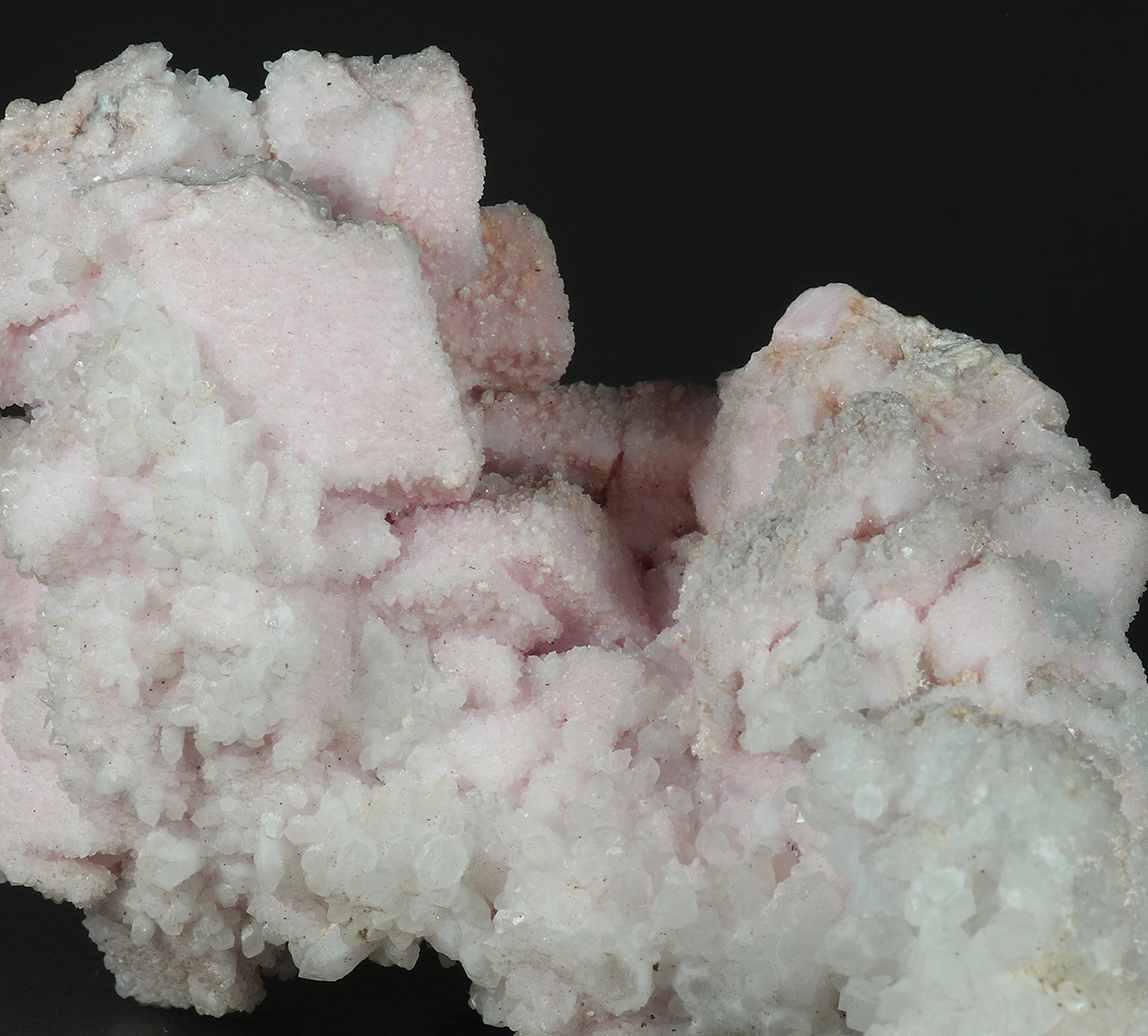 Rhodochrosite & Quartz