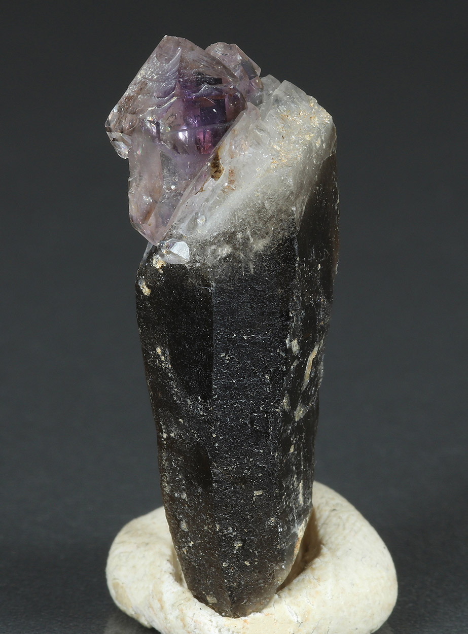 Amethyst Sceptre & Smoky Quartz