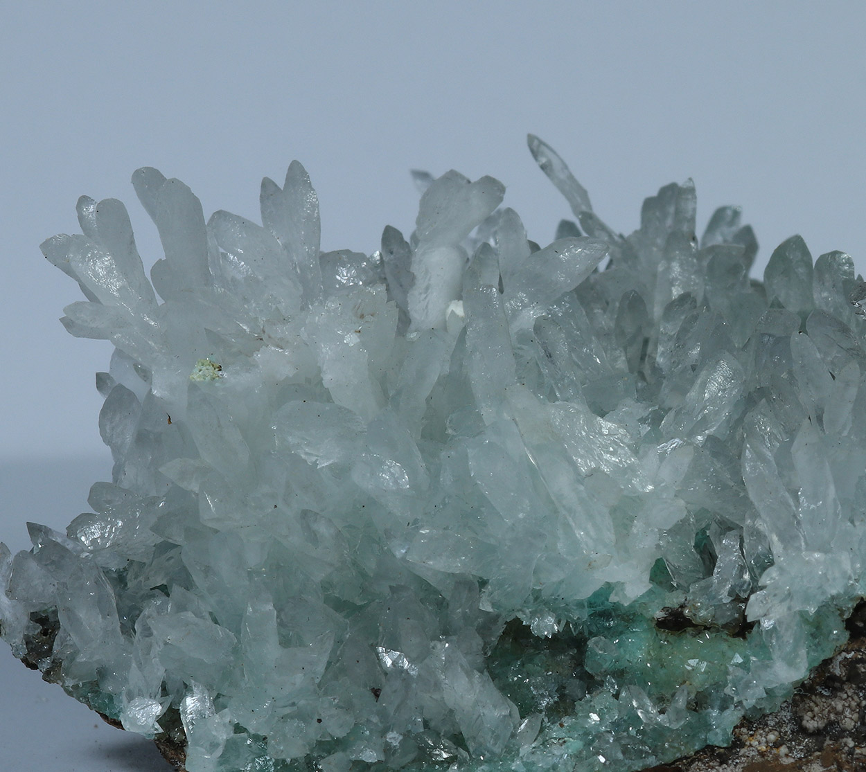 Aragonite & Cuprian Adamite