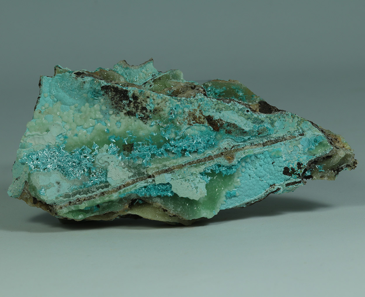 Aurichalcite Smithsonite & Chrysocolla