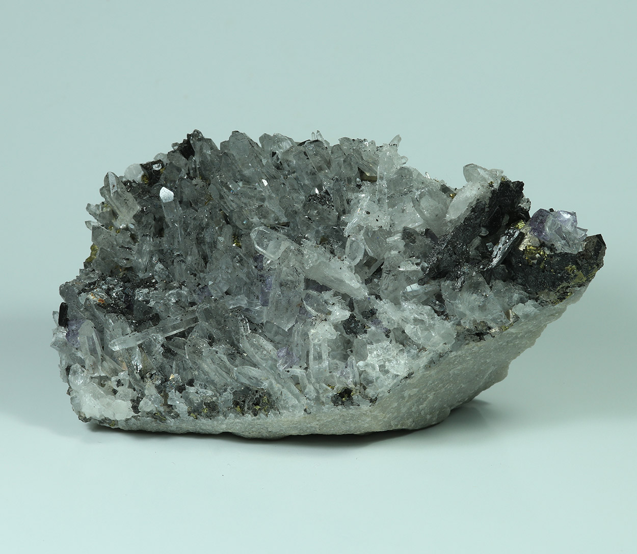 Wolframite Fluorite & Quartz