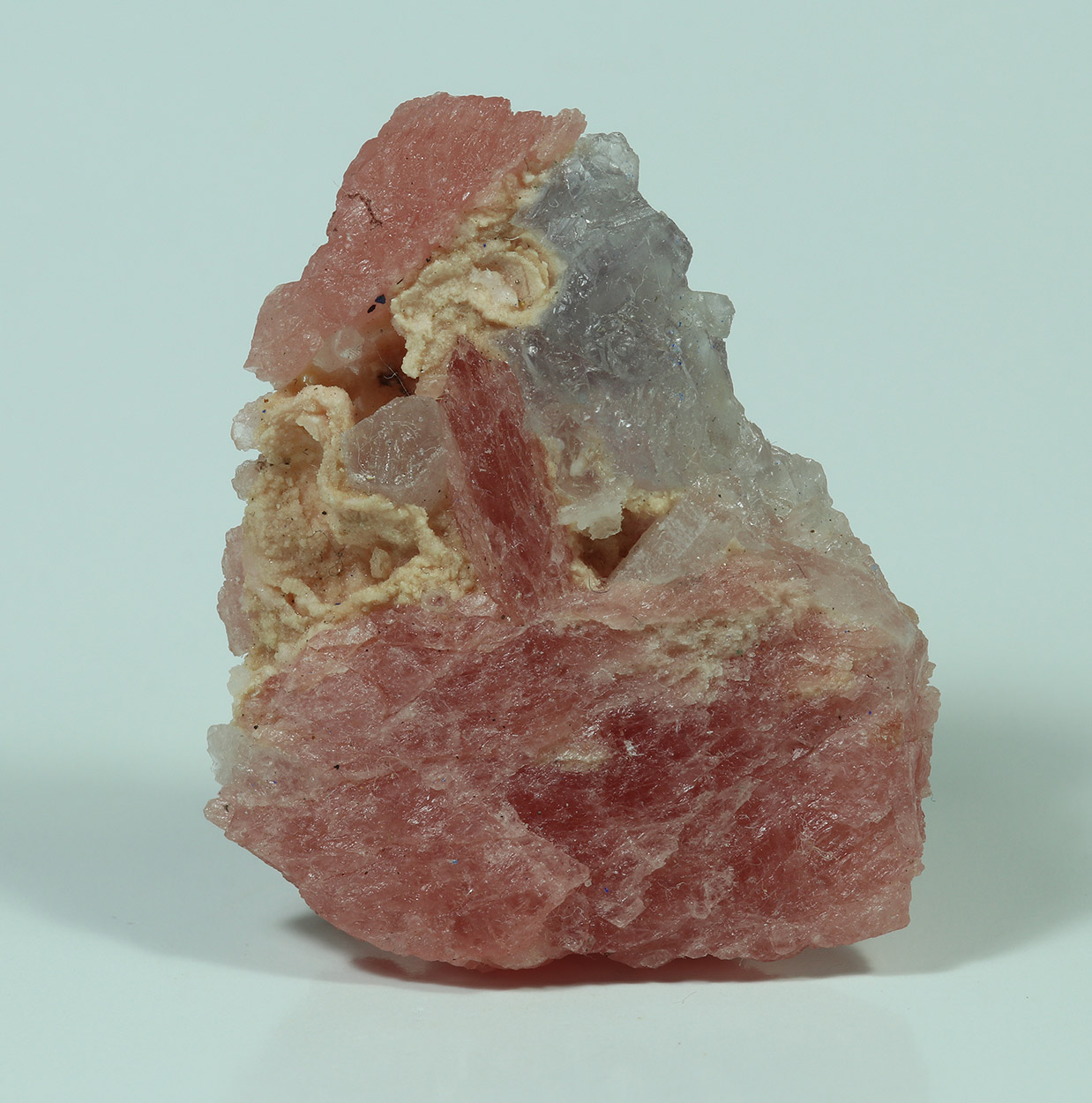 Rhodochrosite & Fluorite