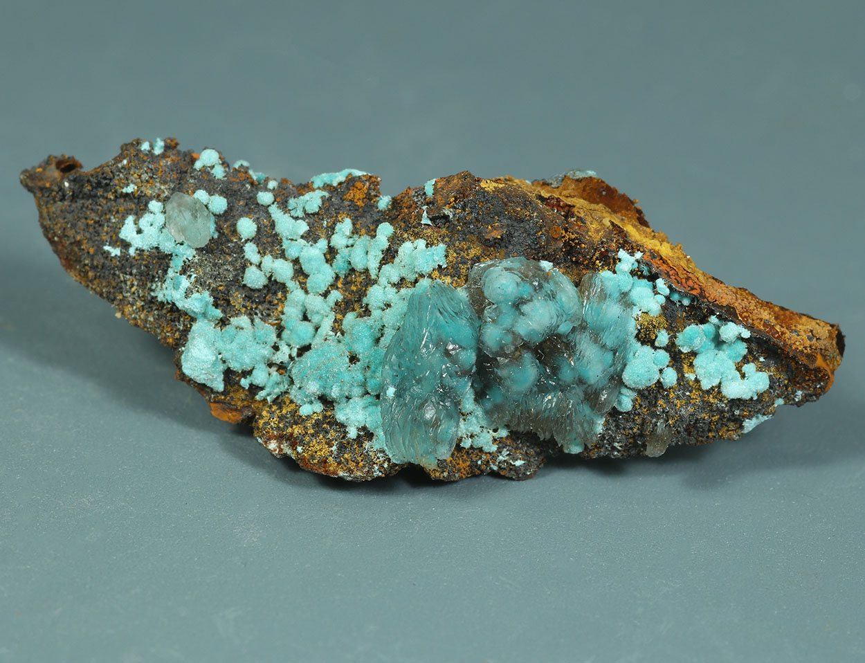 Calcite & Aurichalcite