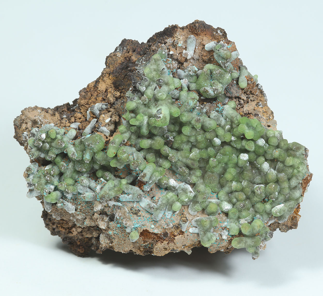 Smithsonite Rosasite & Hemimorphite