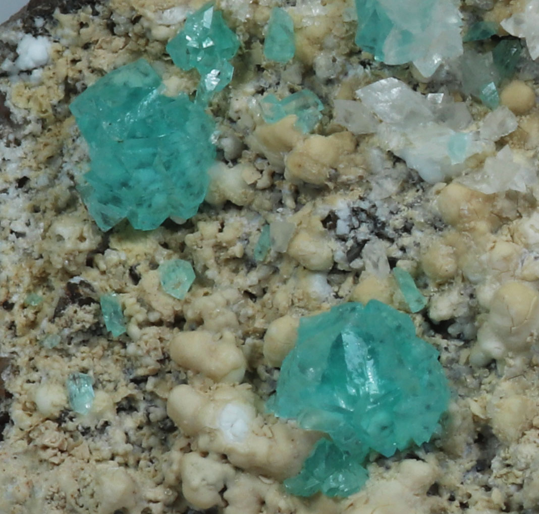 Cuprian Adamite & Aragonite