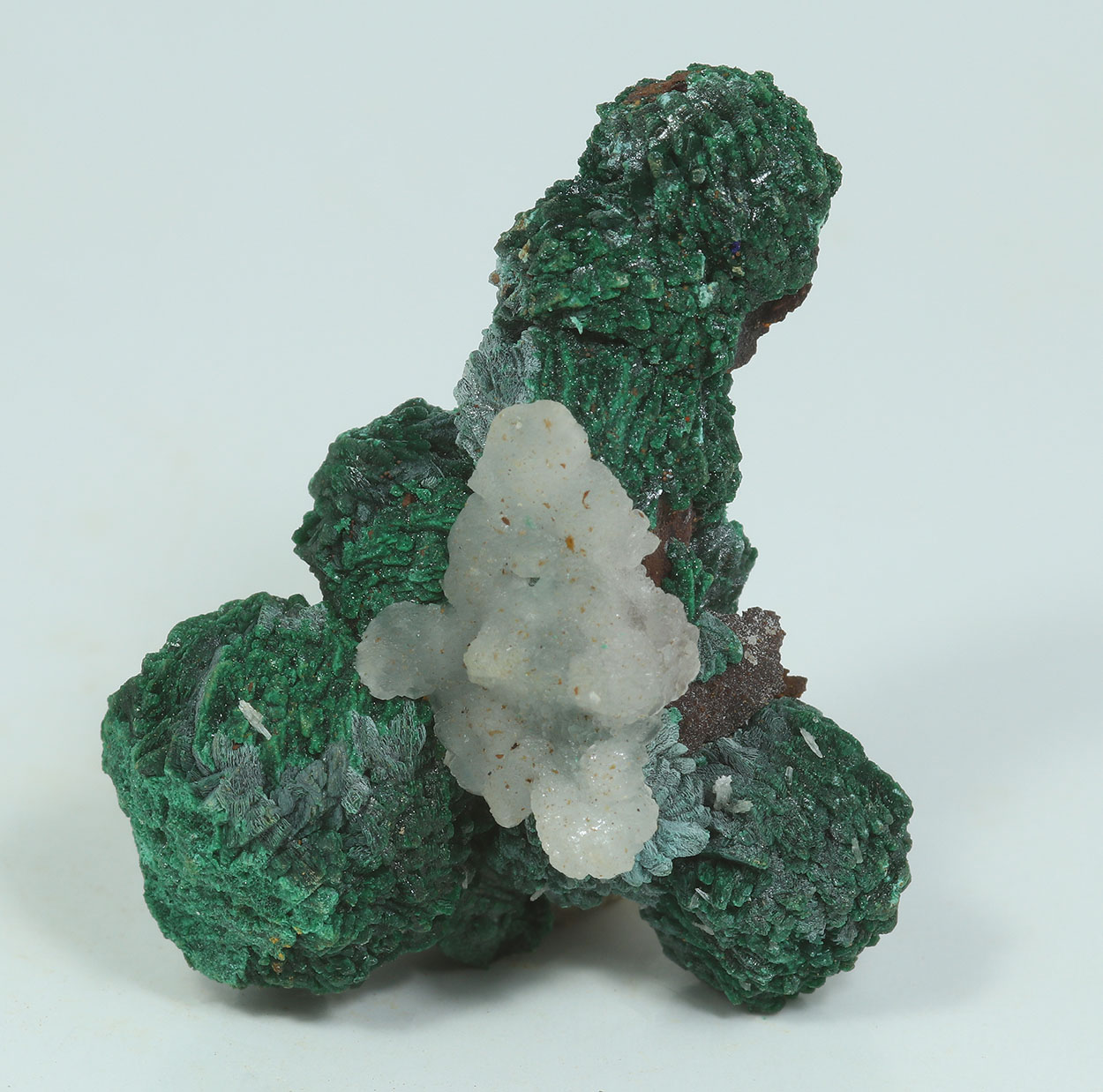 Malachite Psm Azurite Fluorite Calcite & Cerussite