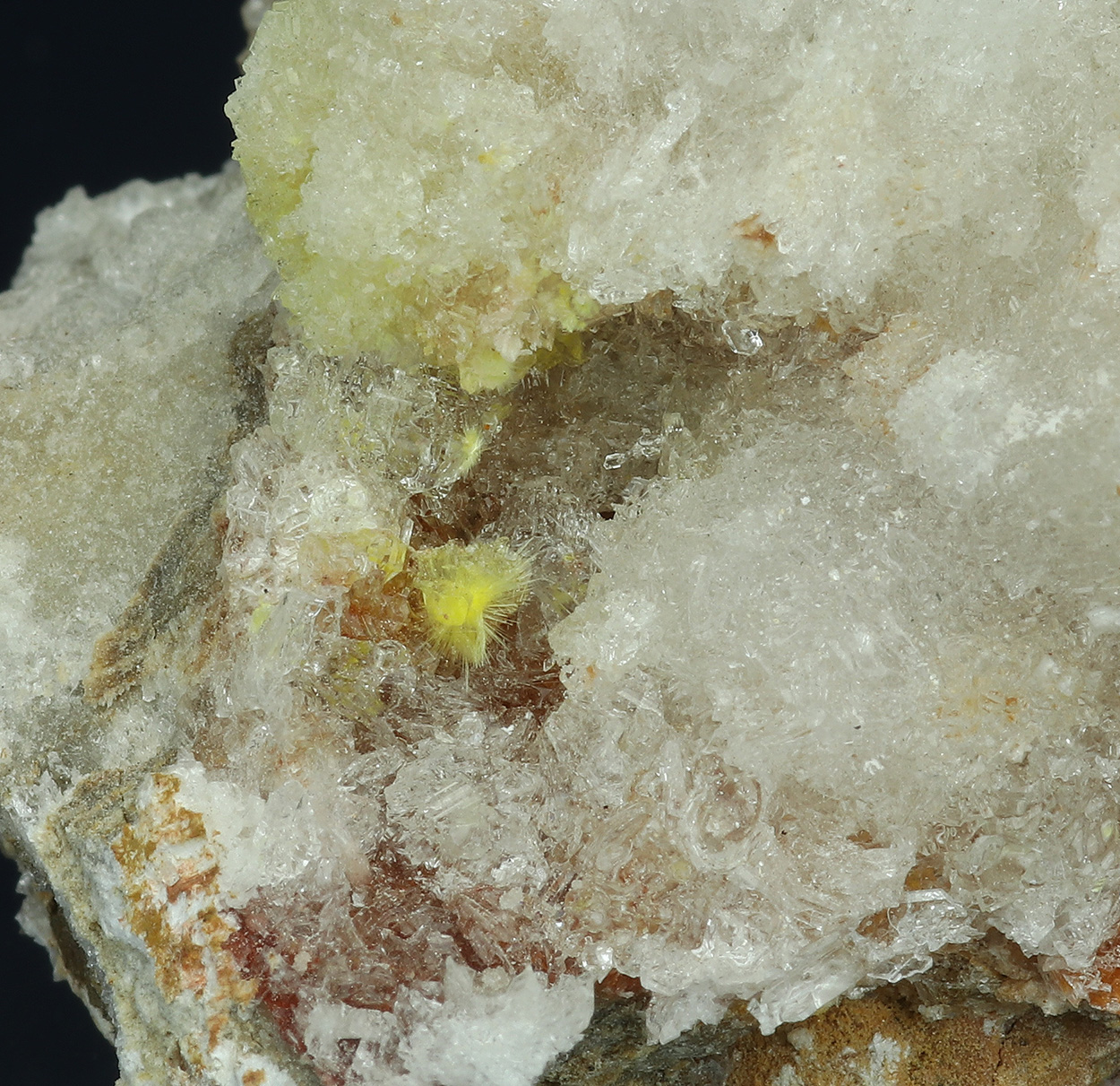 Sklodowskite & Gypsum