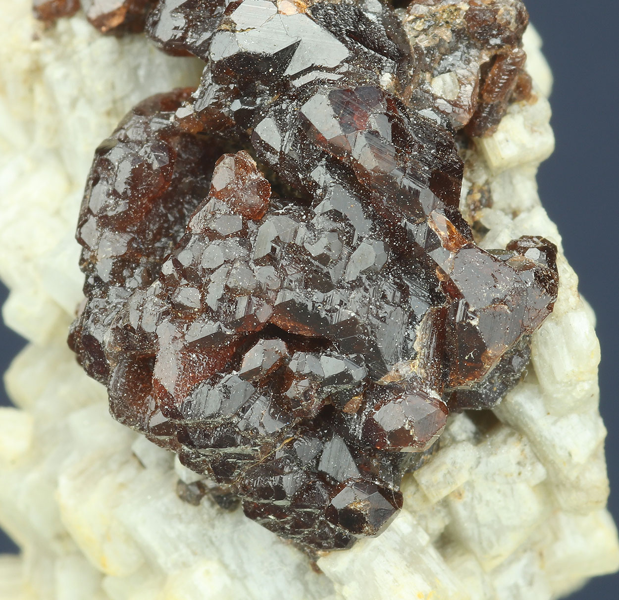 Spessartine On Feldspar