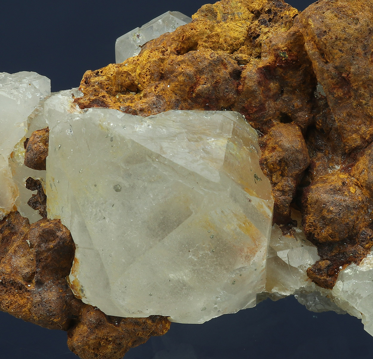 Quartz Pyrite & Limonite