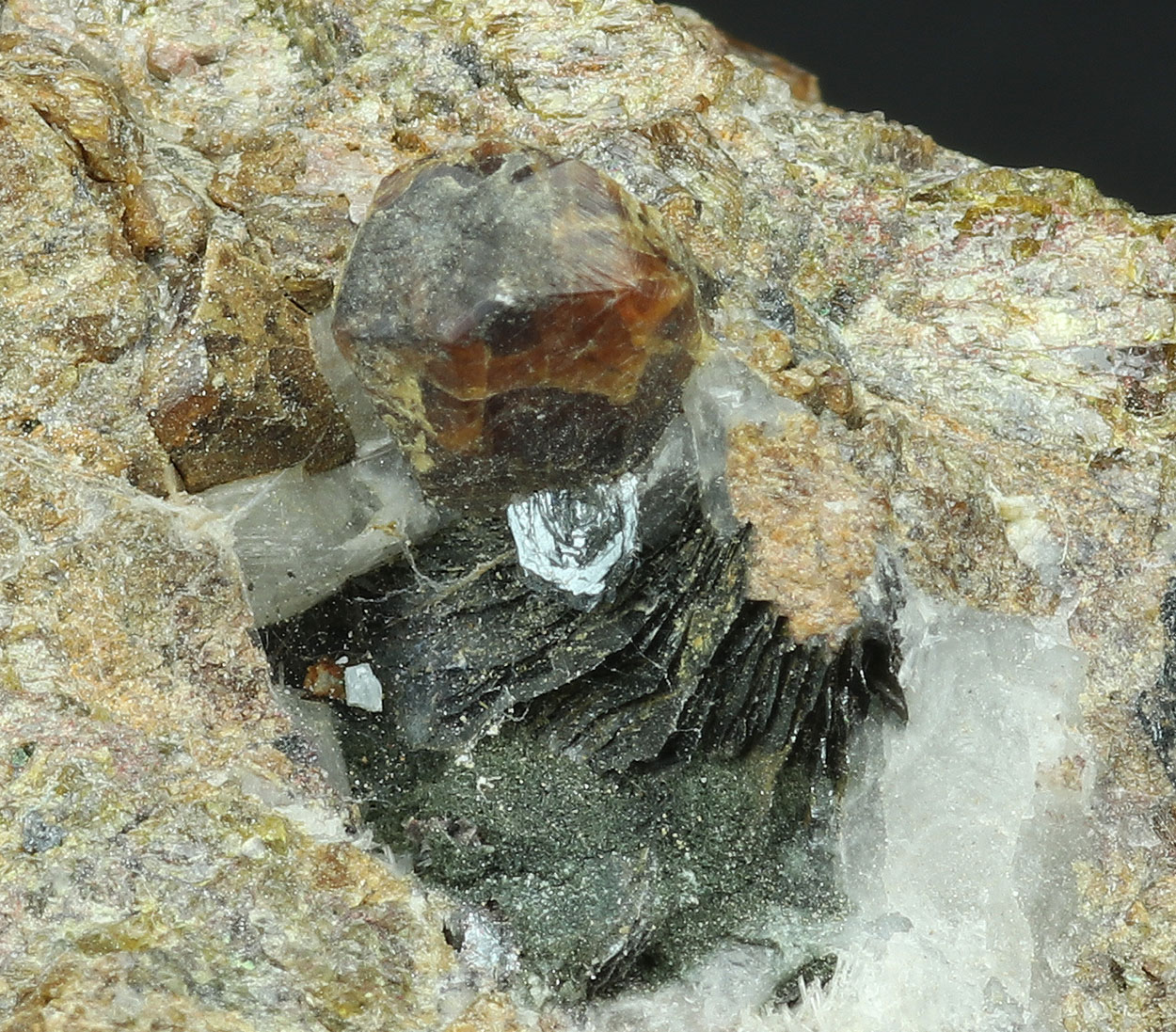 Andradite & Hematite