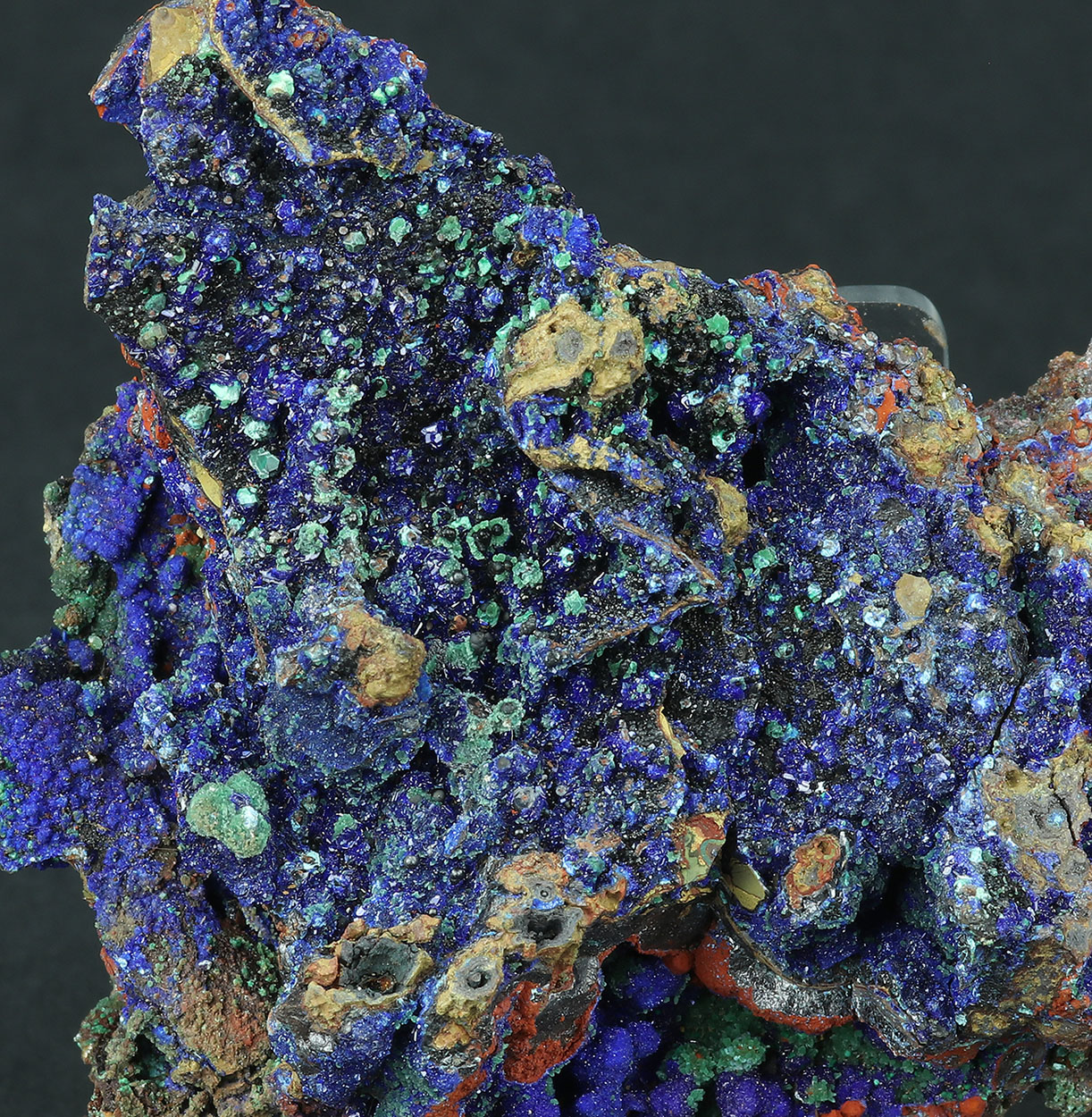 Azurite Malachite Psm Cuprite & Zincolivenite