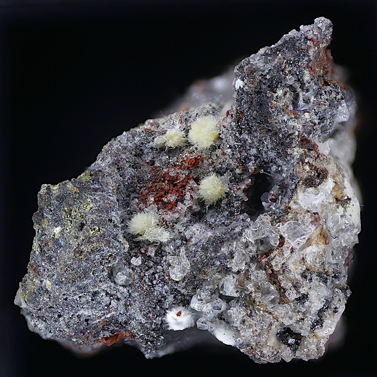 Cordierite Topaz Mullite & Hematite