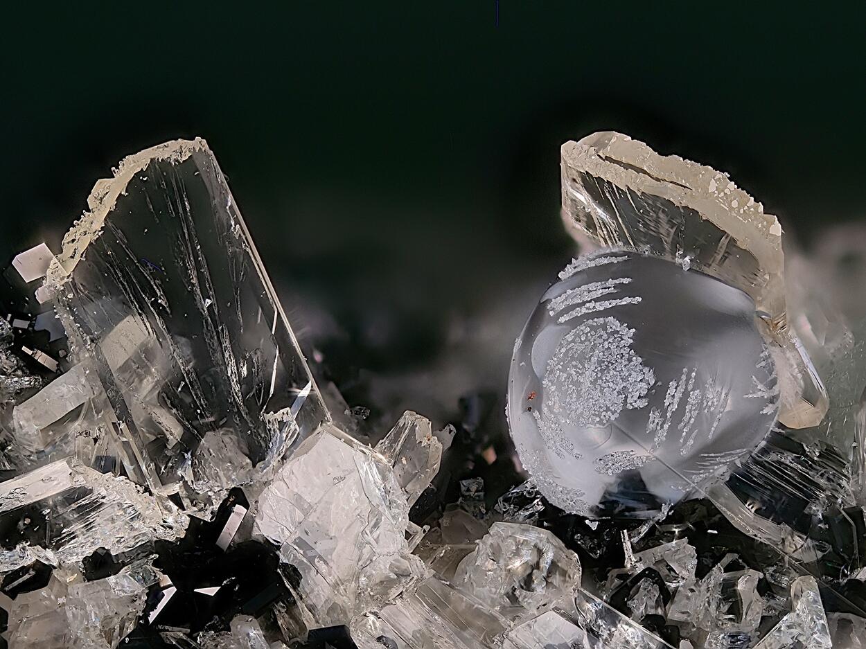 Fluorite Sanidine Calcite