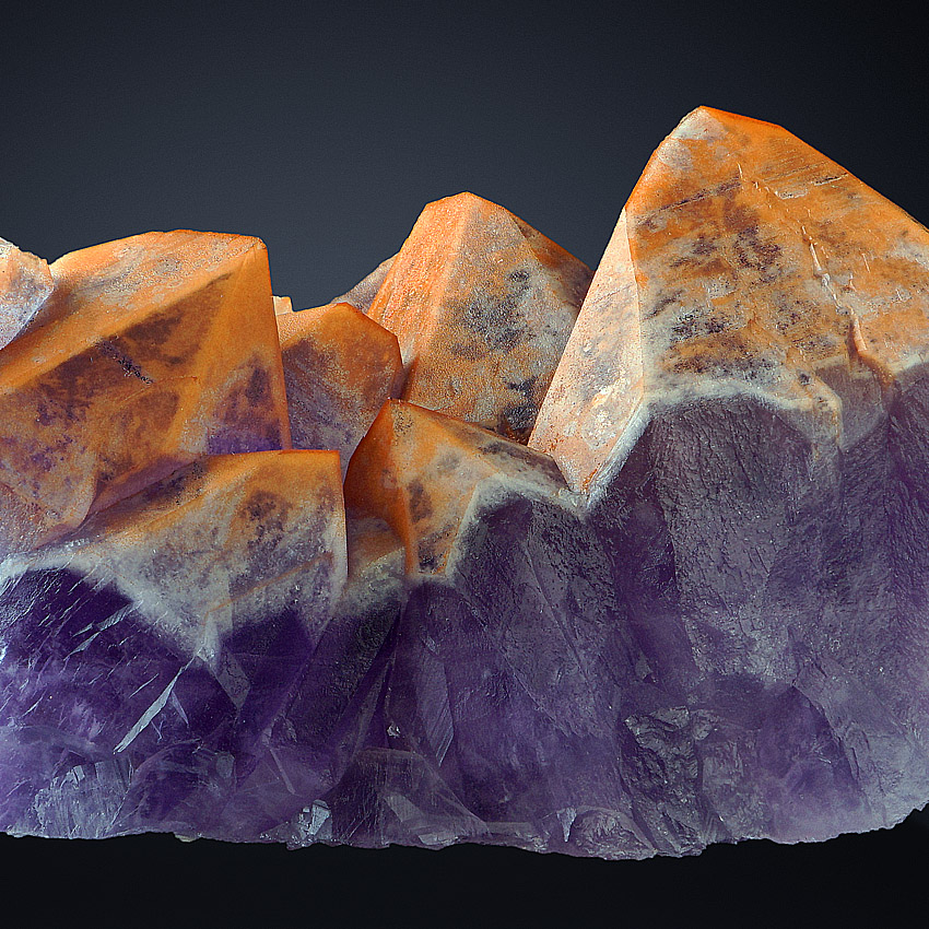 Amethyst With Eisenkiesel