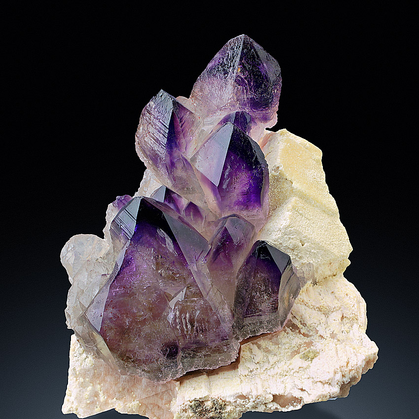 Amethyst With Orthoclase