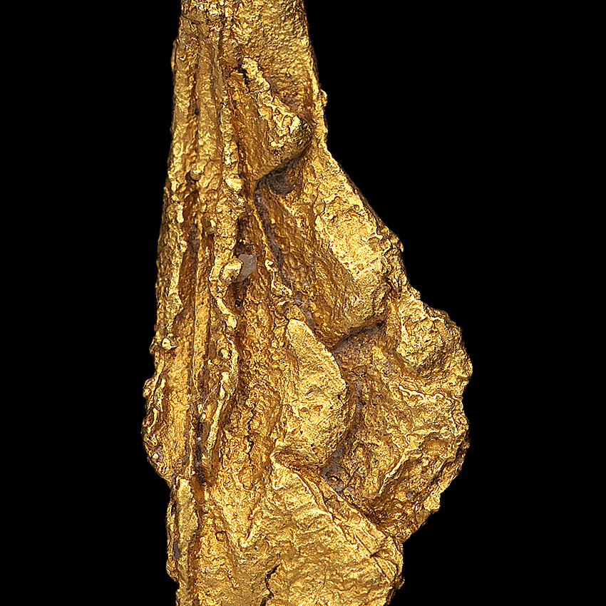 Native Gold With Porpezite