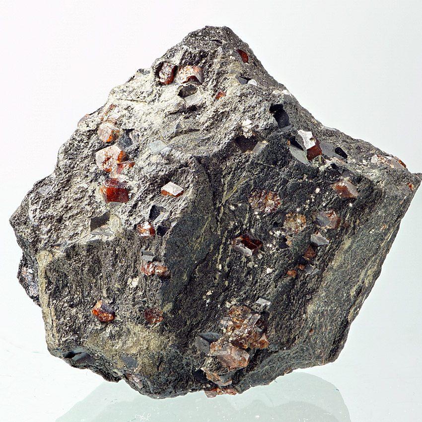 Garnet Var Almandine With Pyrite