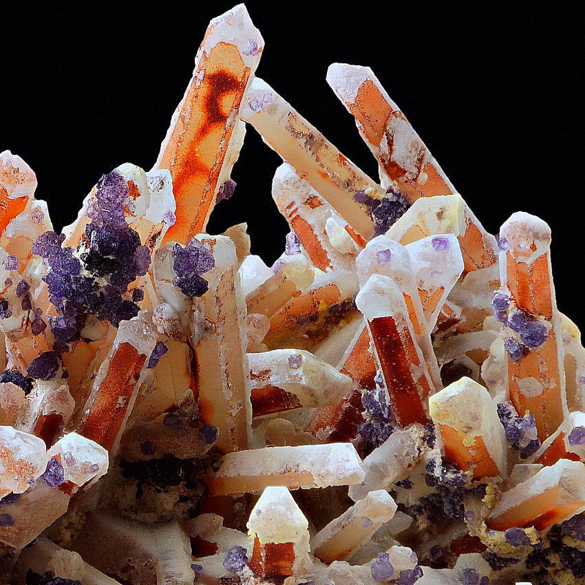 Fluorite On Quartz