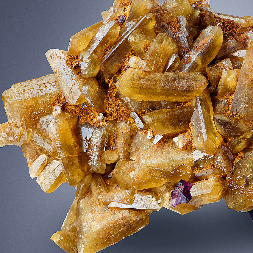 Baryte On Fluorite