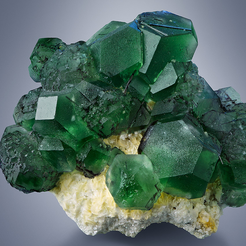 Fluorite With Tourmaline