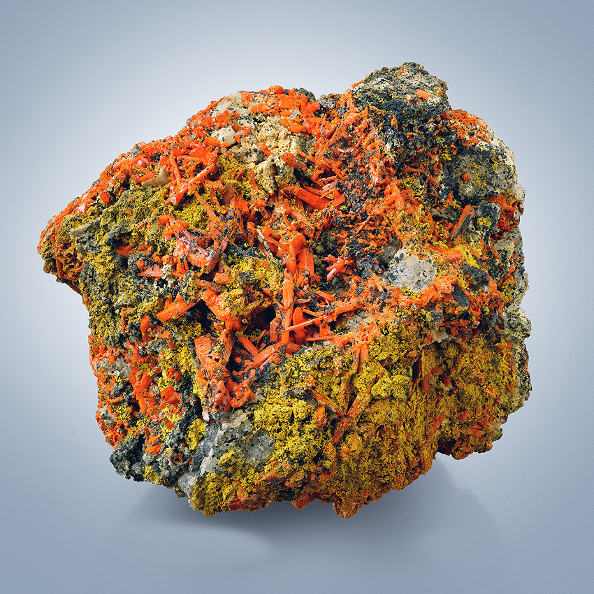 Crocoite With Vauquelinite