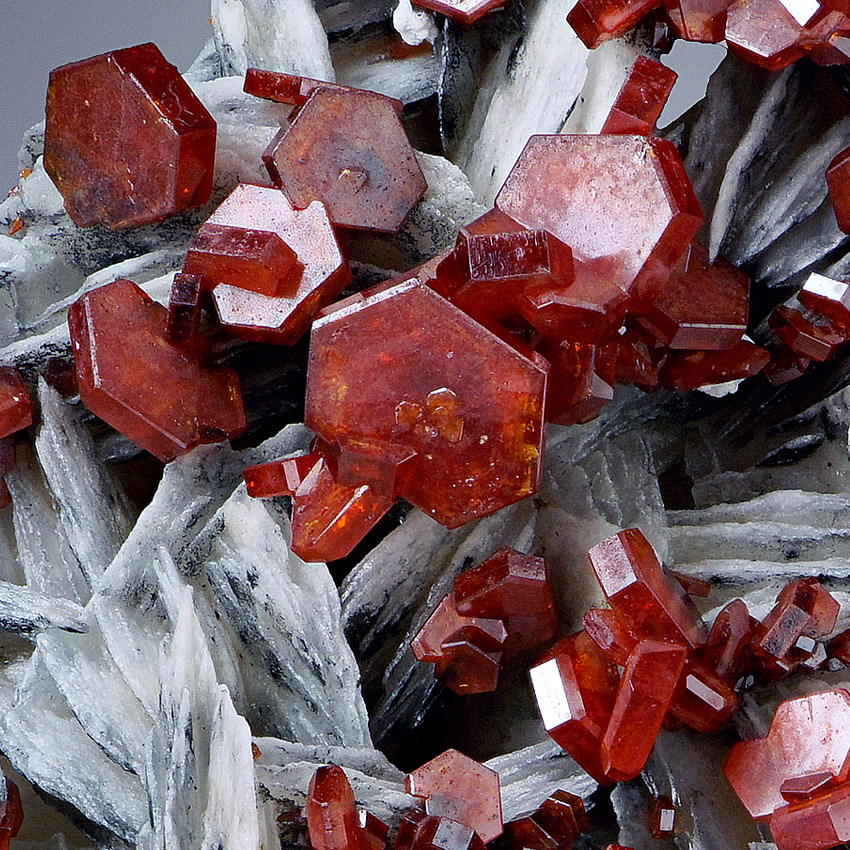 Vanadinite On Baryte