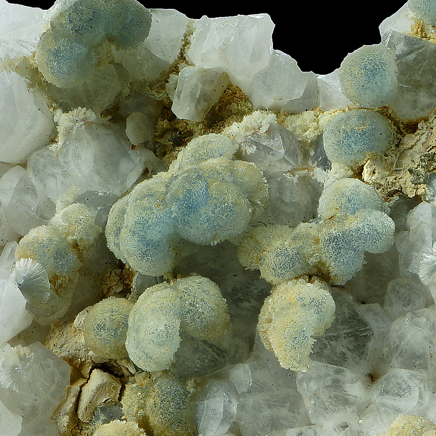 Wavellite On Quartz