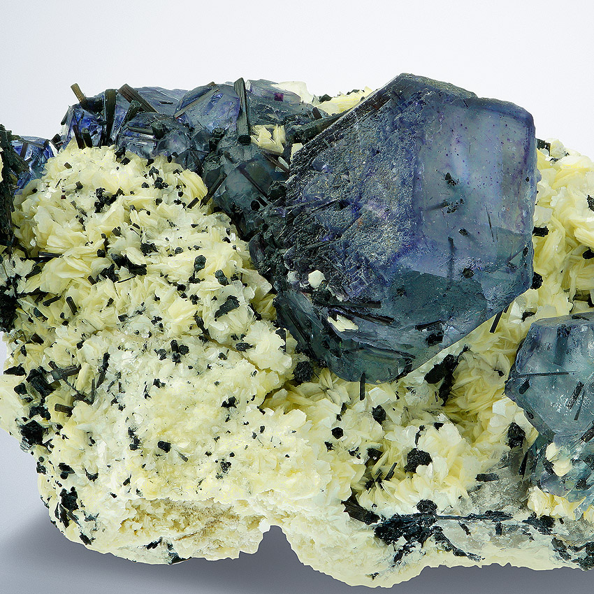 Fluorite On Muscovite