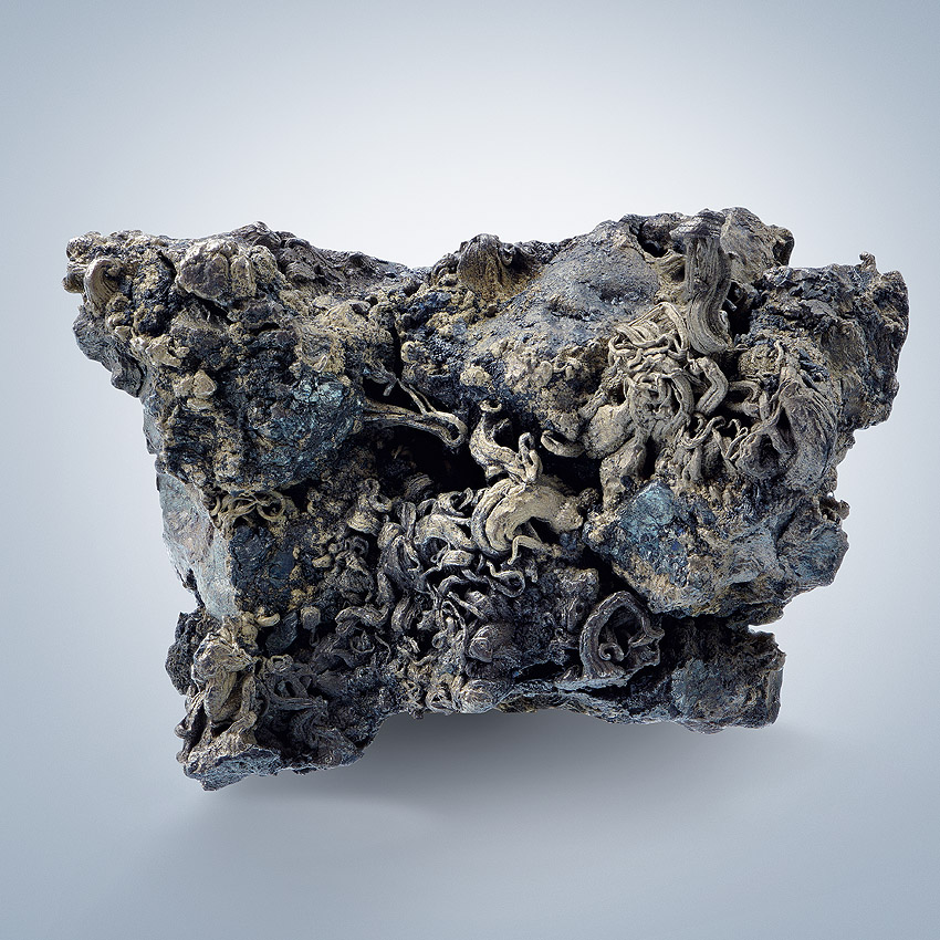 Native Silver On Acanthite