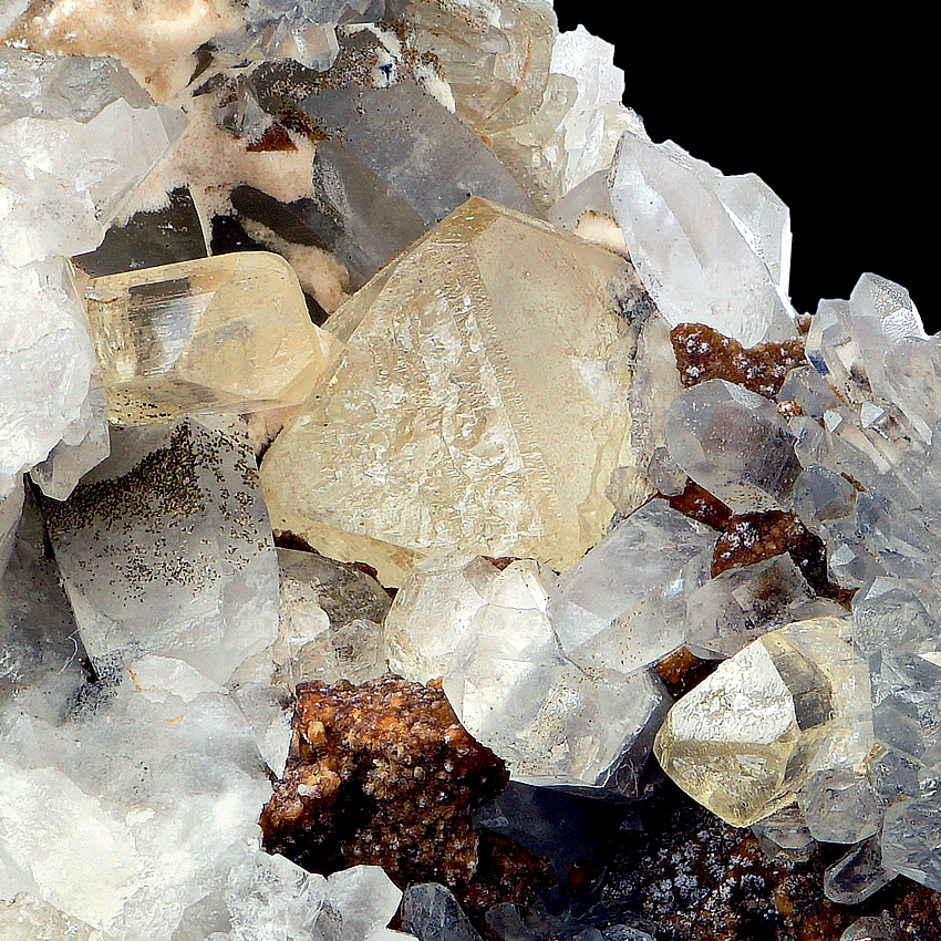 Topaz With Rock Crystal