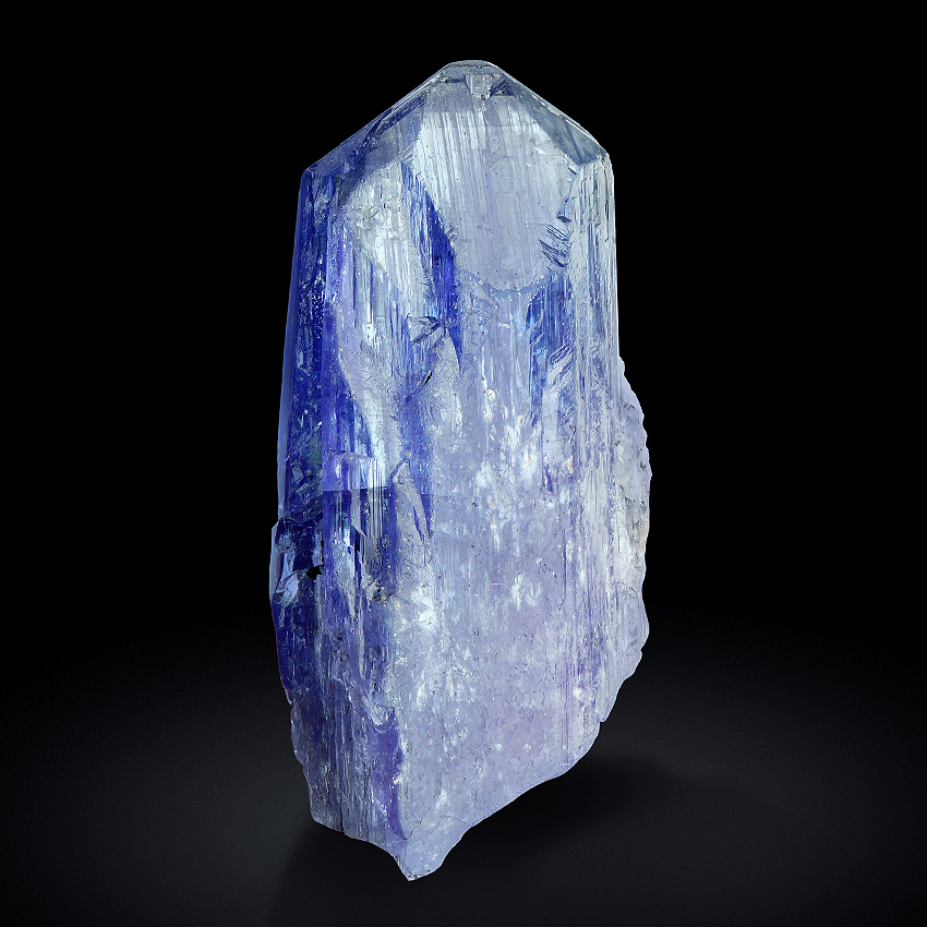 Tanzanite With Graphite