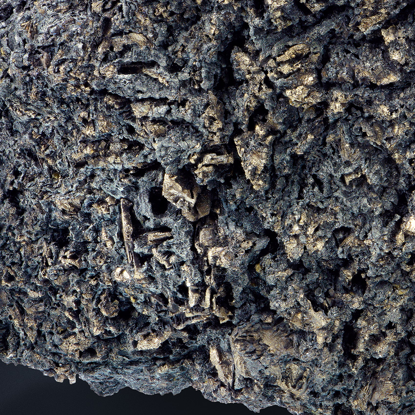 Native Bismuth On Safflorite