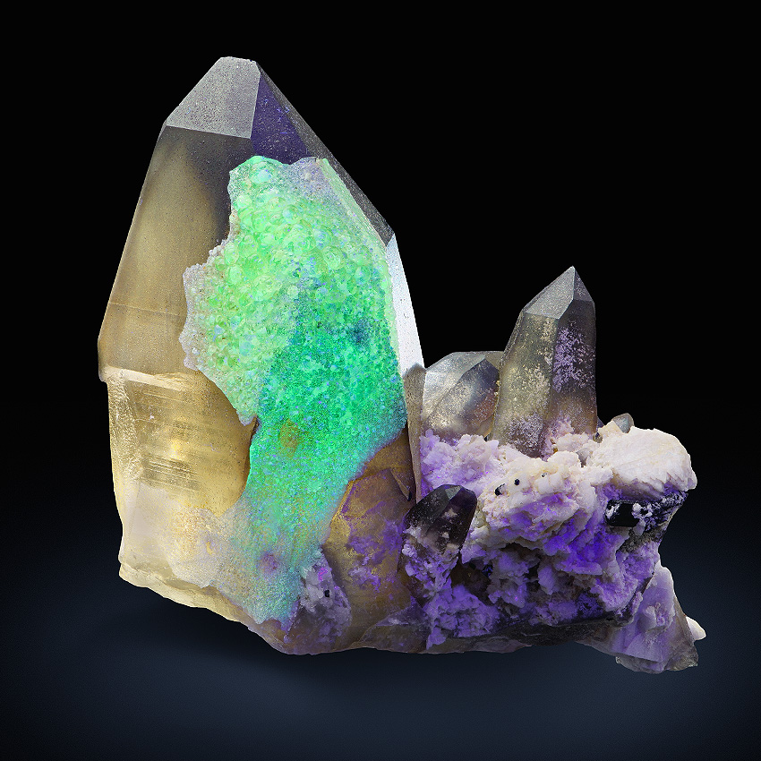 Opal Var Hyalite & Smoky Quartz