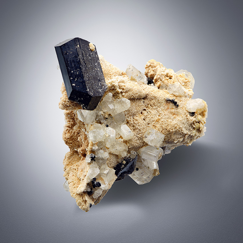 Topaz With Schorl