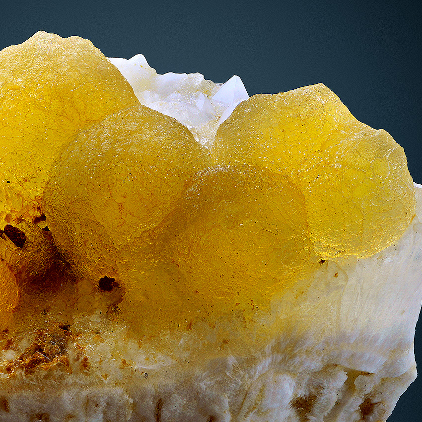 Fluorite On Quartz