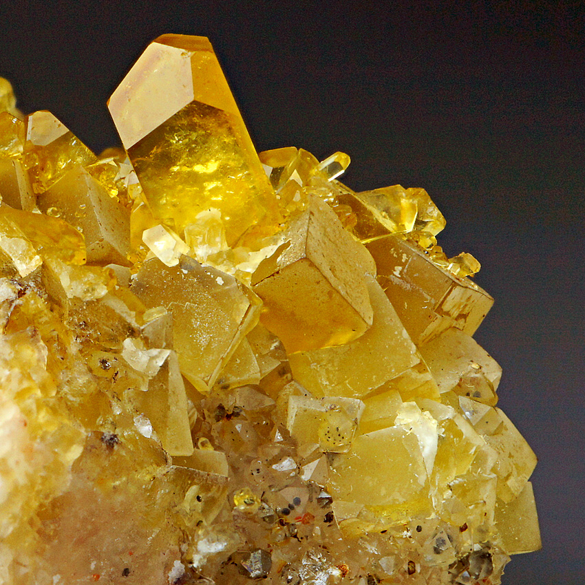 Baryte On Fluorite