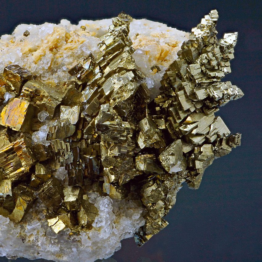 Pyrite On Quartz