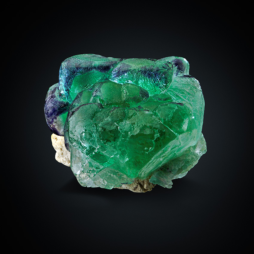 Fluorite On Microcline