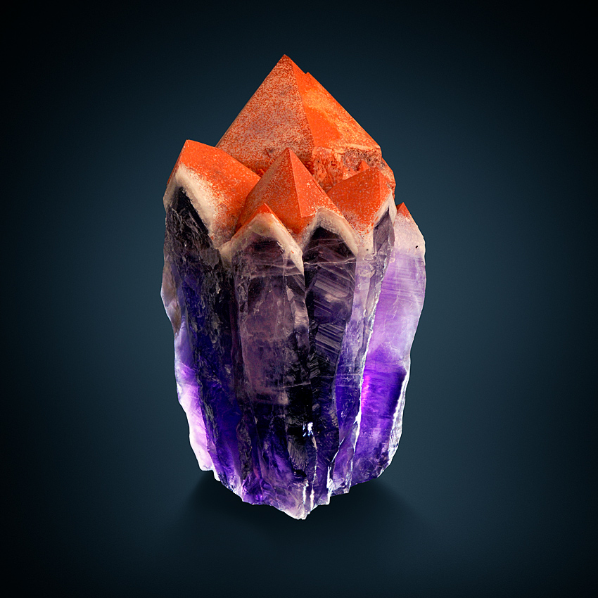 Amethyst With Eisenkiesel