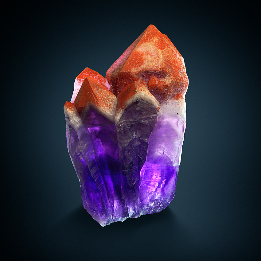 Amethyst With Eisenkiesel